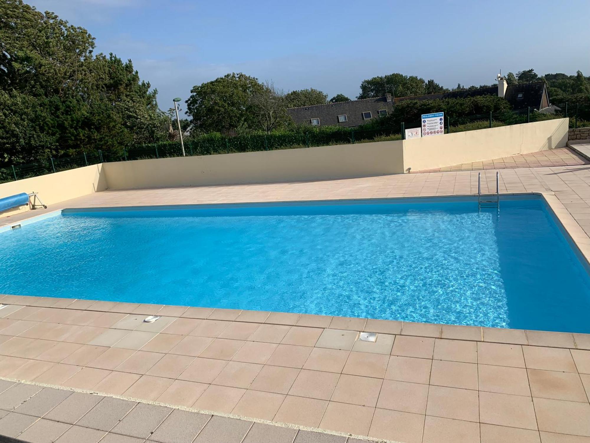 Studio Blue Horizon Vue Mer Guidel-Plage Buitenkant foto