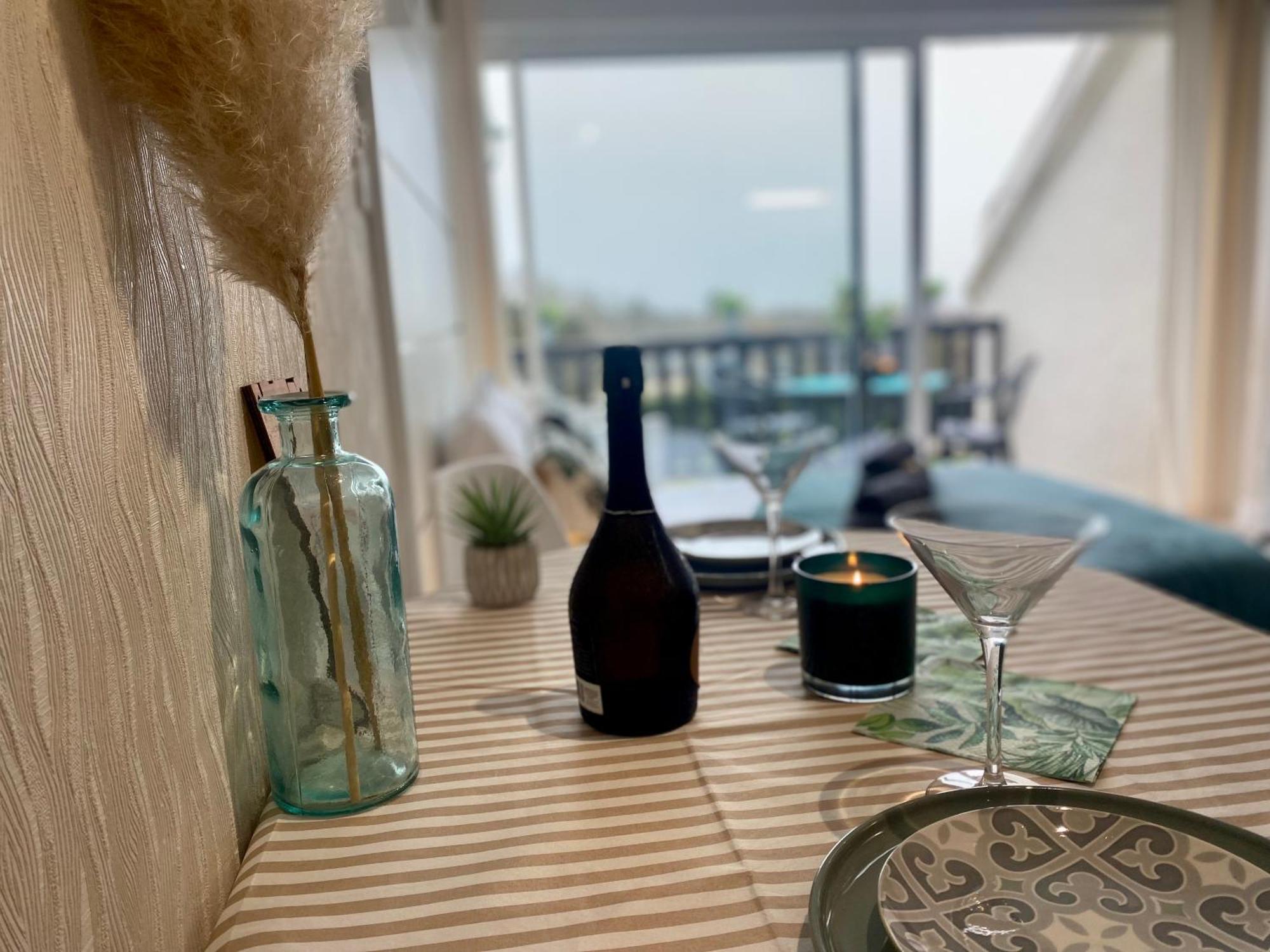 Studio Blue Horizon Vue Mer Guidel-Plage Buitenkant foto