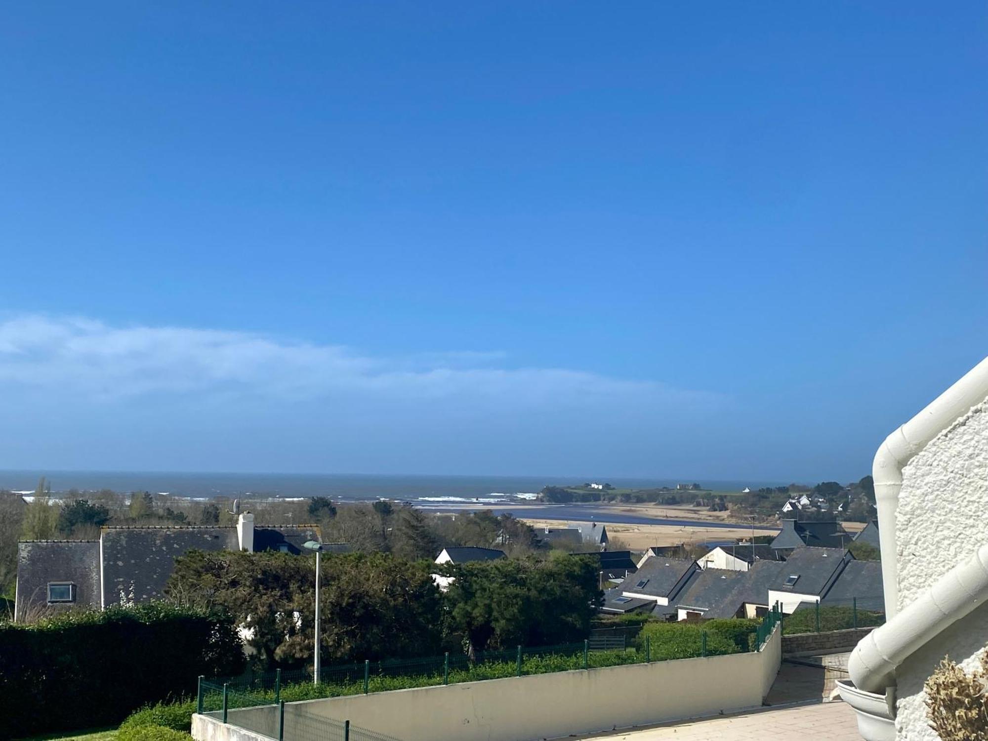 Studio Blue Horizon Vue Mer Guidel-Plage Buitenkant foto