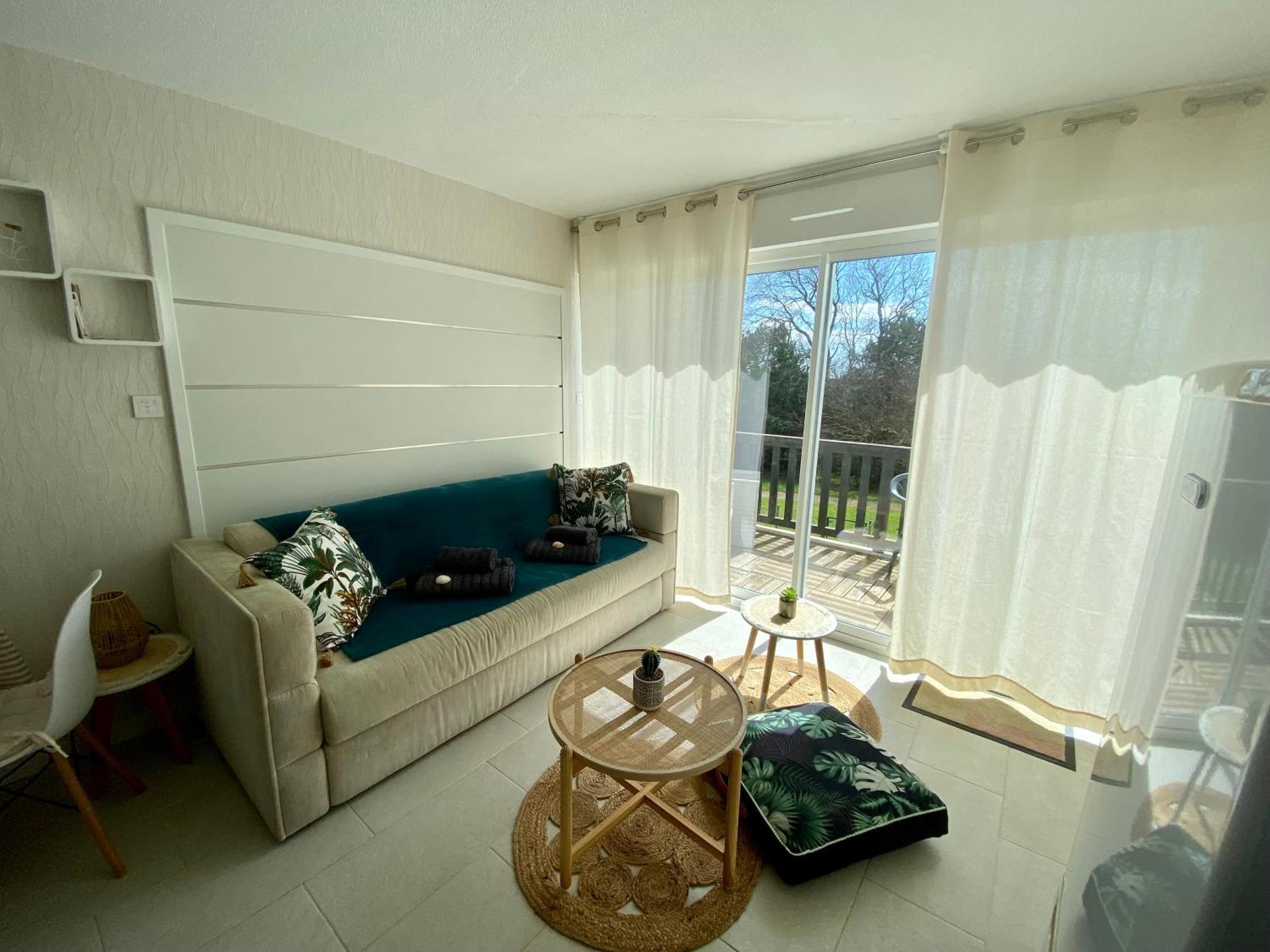 Studio Blue Horizon Vue Mer Guidel-Plage Buitenkant foto