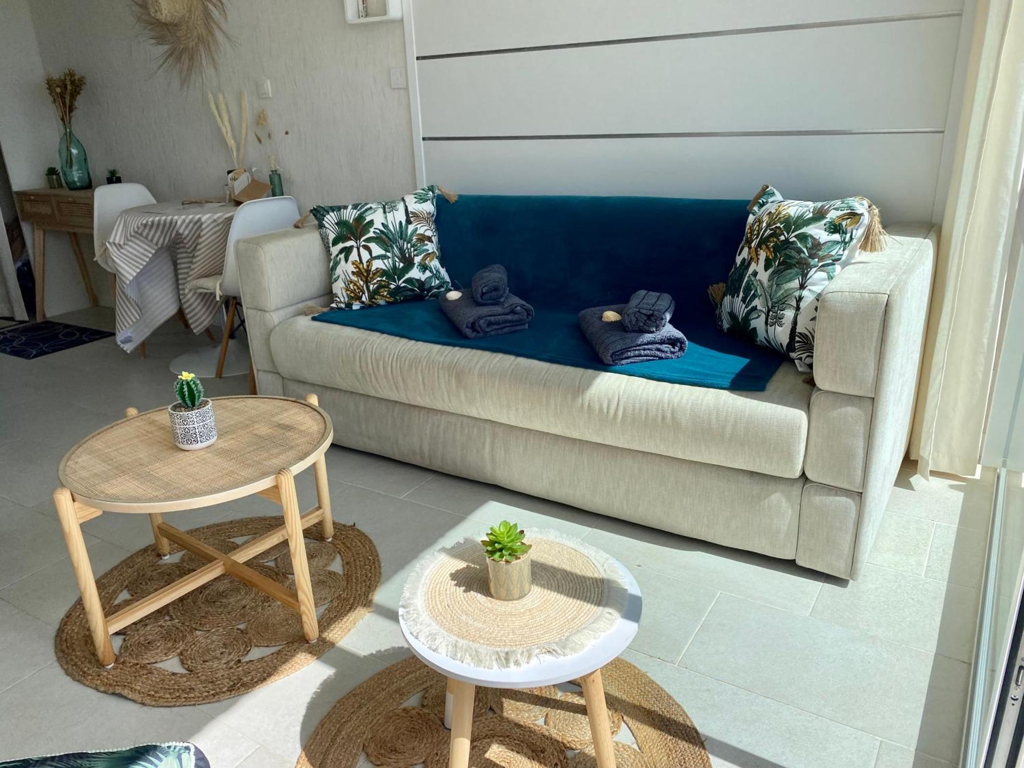 Studio Blue Horizon Vue Mer Guidel-Plage Buitenkant foto